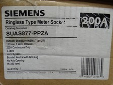Siemens 200 Amp 4 Jaw Horn-Bypass Ringless Underground Fed Meter Socket