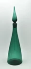 Vintage Blenko Glass Classic Decanter - Design #920M - Juniper color from 1957