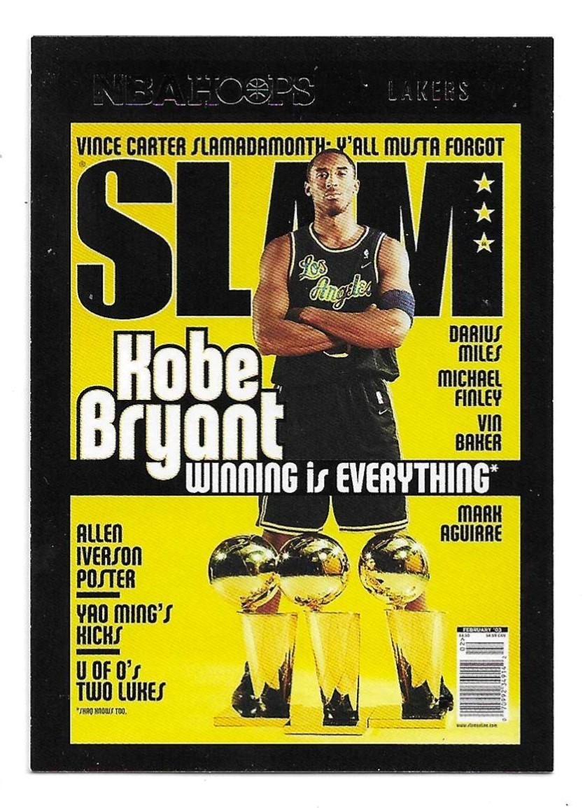 KOBE BRYANT 2020-21 Hoops SLAM insert card