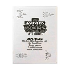 Babylon 5 Wars Agents of Gaming Babylon 5 Wars (2nd Ed) - Appendices Only! VG+