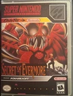 Secret of Evermore Super Nintendo SNES 1995 Case + Manual Included - Great Shape