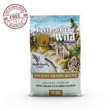 Taste of the Wild Ancient Stream Canine Recipe Smoke-Flavored Salmon Dog, 28 lbs