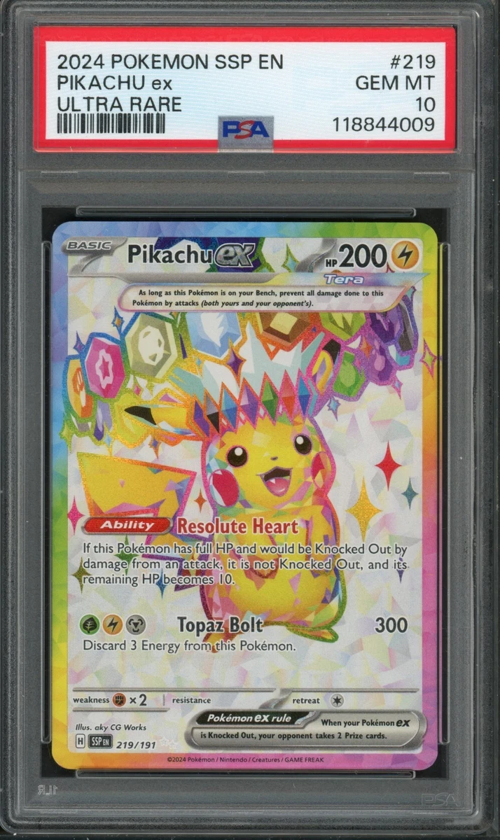 Pikachu Pokémon TCG Professional Sports Authenticator (PSA) Ultra