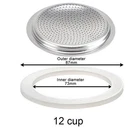 1*Stove Top Coffee Maker Espresso Moka Replacement Spare Rubber Gasket Seal Ring