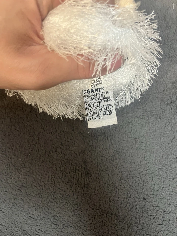 Ganz Webkinz GOOGLES Platypus Duck Goose Plush HM021 White 11" Stuffed NO CODE - Image 4 of 4