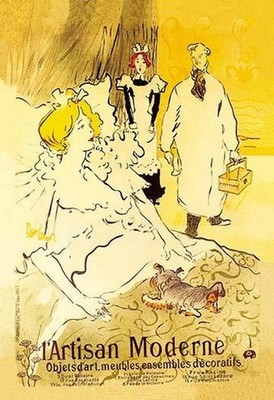 L Artisan Moderne Henri de Toulouse-Lautrec Poster Print
