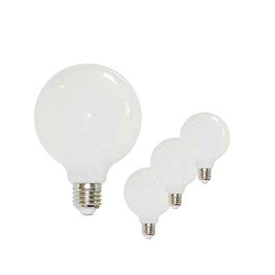 G95 LED Edison Globe Light Bulb, Natural White 4000K, 9W Equivalent to 90W, 