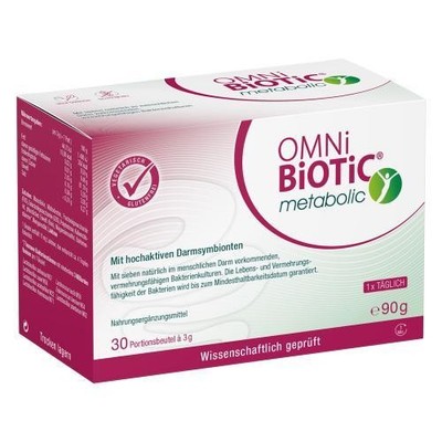 2x OMNI BiOTiC metabolic Probiotikum Pulver Beutel 30X3 G