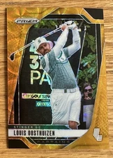 2025 LOUIS OOSTHUIZEN 01/10🔥PANINI PRIZM GOLD LIV GOLF STINGER GC CAPTAIN!! WOW