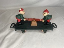 VTG TOY STATE 1993 NORTH POLE EXPRESS CHRISTMAS MAGIC TRAIN ELF CAR ELVES