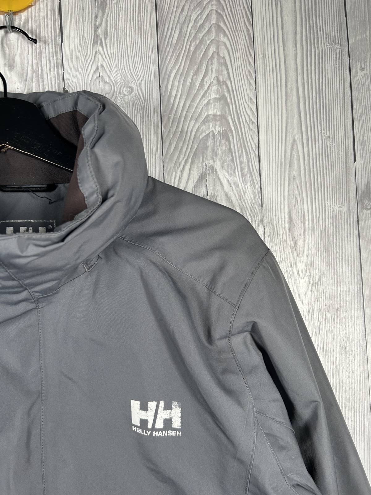 Helly Hansen Seven J Rain Jacket Size Medium Grey… - image 2