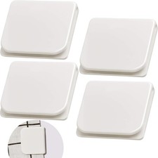 4 Pieces Shower Curtain Clips for Liner, Self Adhesive Shower Splash Guard