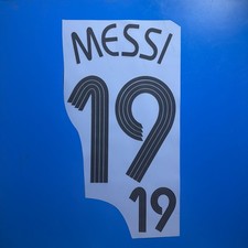 Argentina 2006 Lionel Messi Player Size Nameset Name Number ID Print SET
