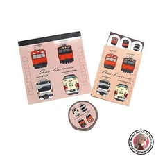 NEW Popondetta Railway Chronicle Chuo Line [Square Memo Pad/Sticky Notes/Masking