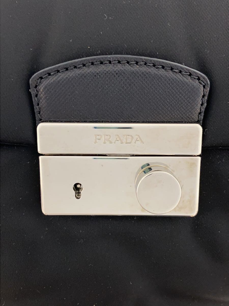 PRADA Shoulder bag nylon Black Used thumbnail 5