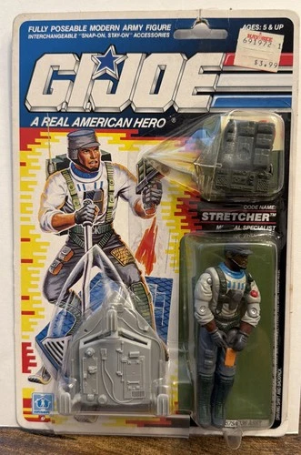 GiJoe Hasbro 1989 1990 Stretcher MOC sealed