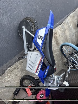 Razor MX350 Electric Motocross Dirt Rocket Bike Ride-On Toy Blue/Black