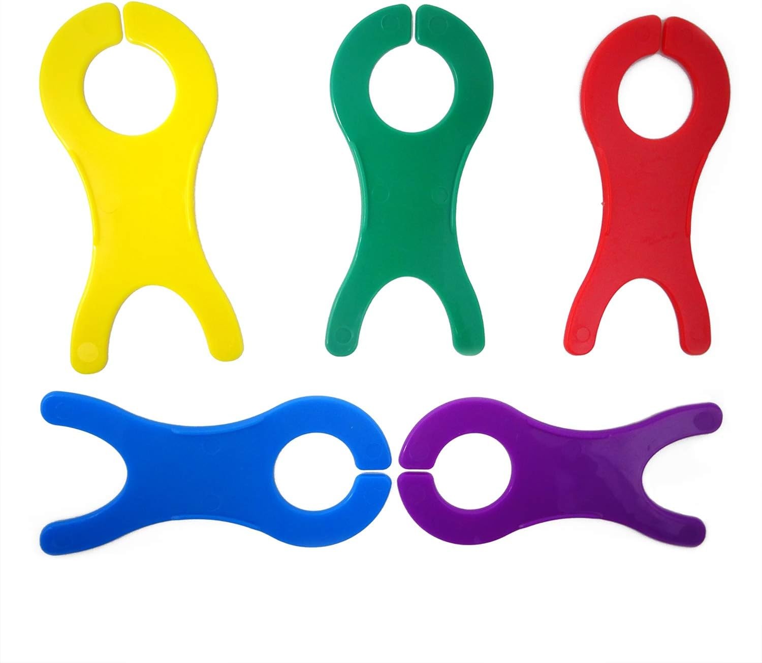 Honbay 20PCS Plastic Colourful Large Yarn Blue, Green, Purple, Red, Yellow 