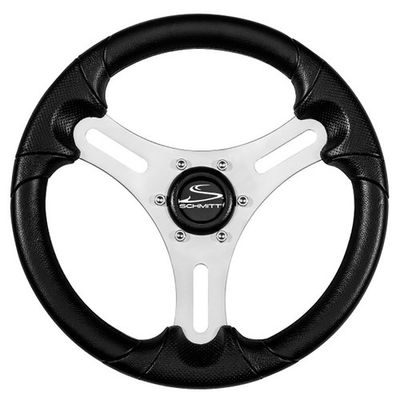 #ad Schmitt Marine Torcello Lite 13quot; Wheel Black Polyurethane Wheel w Silver Sp... $84.95