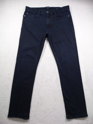 Fidelity Jeans Mens Size 38 Blue Denim Torino Mid Rise Dark Wash Stretch