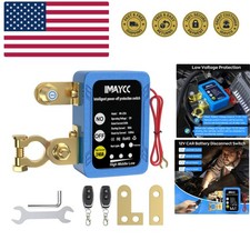 Kill Switch for Car, 12V Remote Battery Disconnect Switch 240A, Car Battery K...