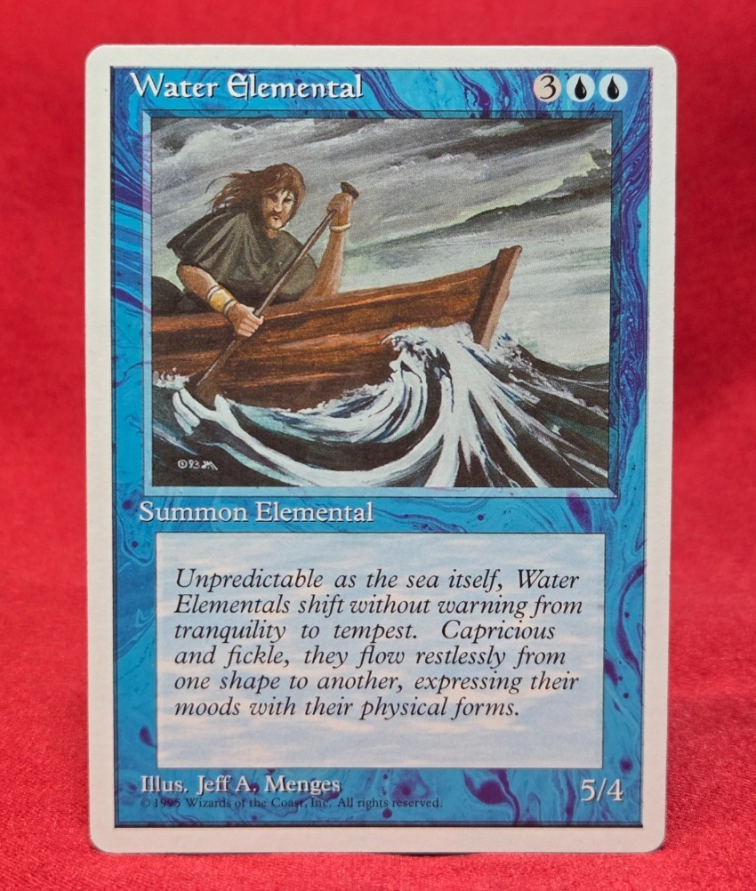 Water Elemental Alternate Fourth 4th Edition English Magic The Gathering MTG, NM