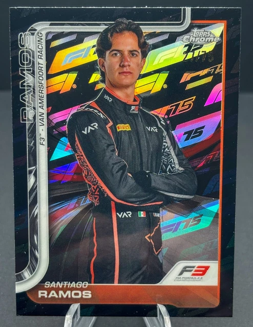 2025 Topps Chrome F1 Santiago Ramos 75th Anniversary Refractor /75 #59