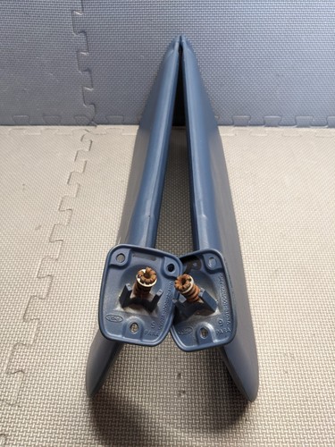 1987-1996 Ford F-150 F-250 F350 Bronco BLUE VINYL Sun Visors Sun Shade Pair - Picture 7 of 11