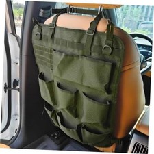 Car Backseat Organizer, Waterproof Oxford Automotive Seat Back Protector Green