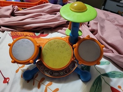 VTech KidiBeats Drum Set, a musical learning toy for toddlers.