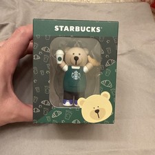 Starbucks Bearista Bear Keychain Limited Edition - Central America Edition
