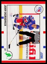 John Ogrodnick, 1990-91 Score American, #113, New York Rangers,