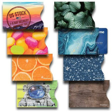 8 RFID Blocking Sleeves, Credit Card Protector, Anti-Theft Card...