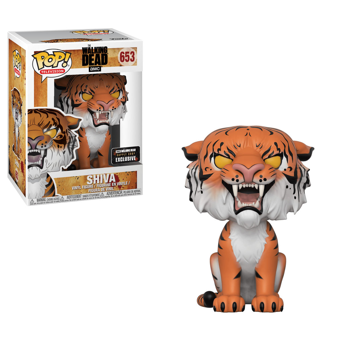 Funko Pop! Vinyl: The Walking Dead - Shiva the Tiger - Araca