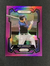 2024 Panini Prizm Max Anderson #98 Purple Prizms /99