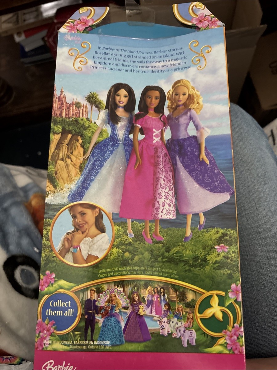 2007 The Island Princess Barbie Doll Rosella African American With