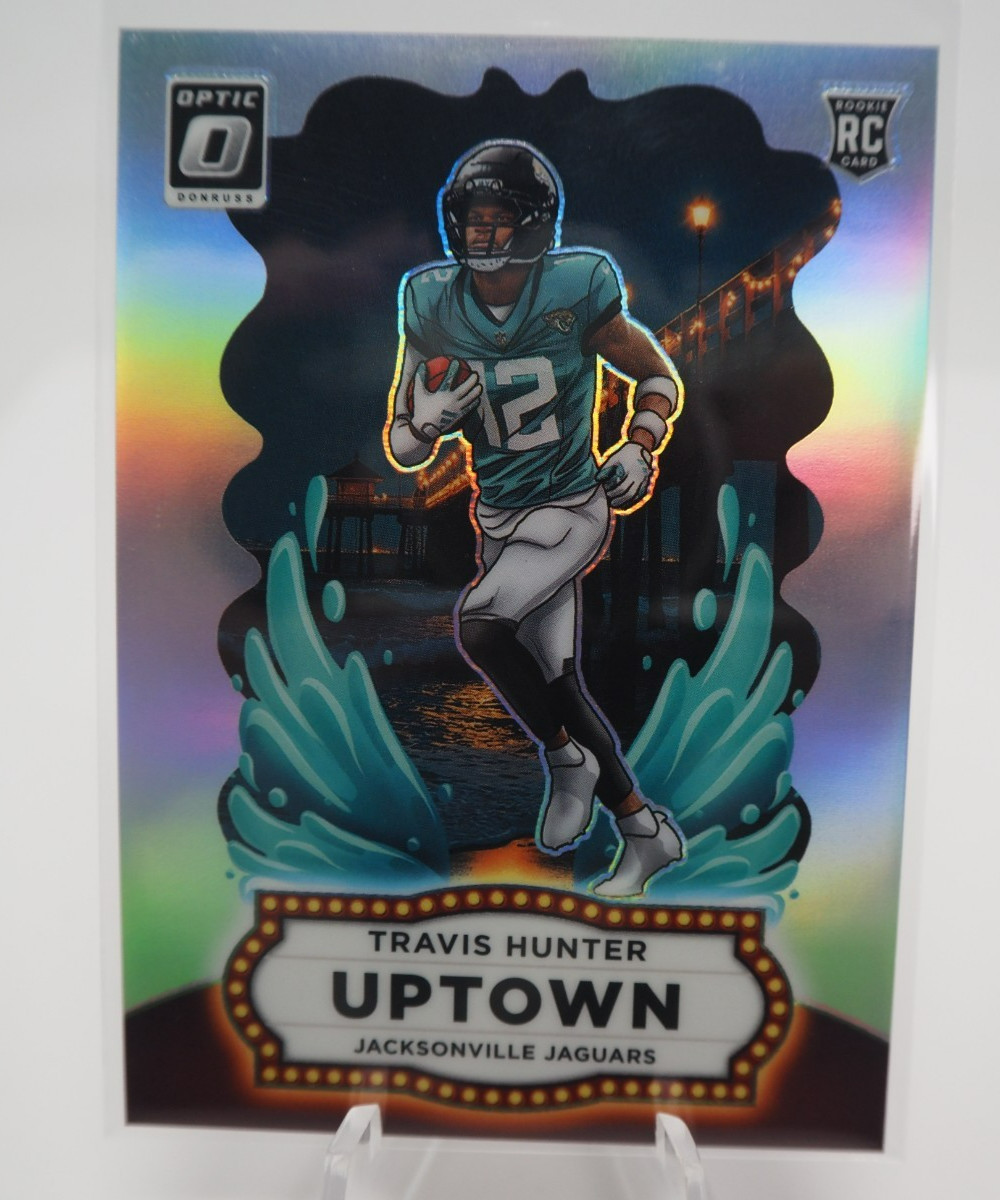 2025 Panini Donruss Optic Uptown Travis Hunter Jaguars SSP #21