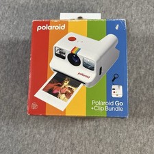Polaroid GO Generation 2 Camera  Clip Bundle White Instant Film Open Box