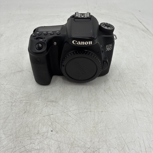 Canon EOS 70D 20.2MP Digital SLR Camera Black - Untested. No Battery. Parts