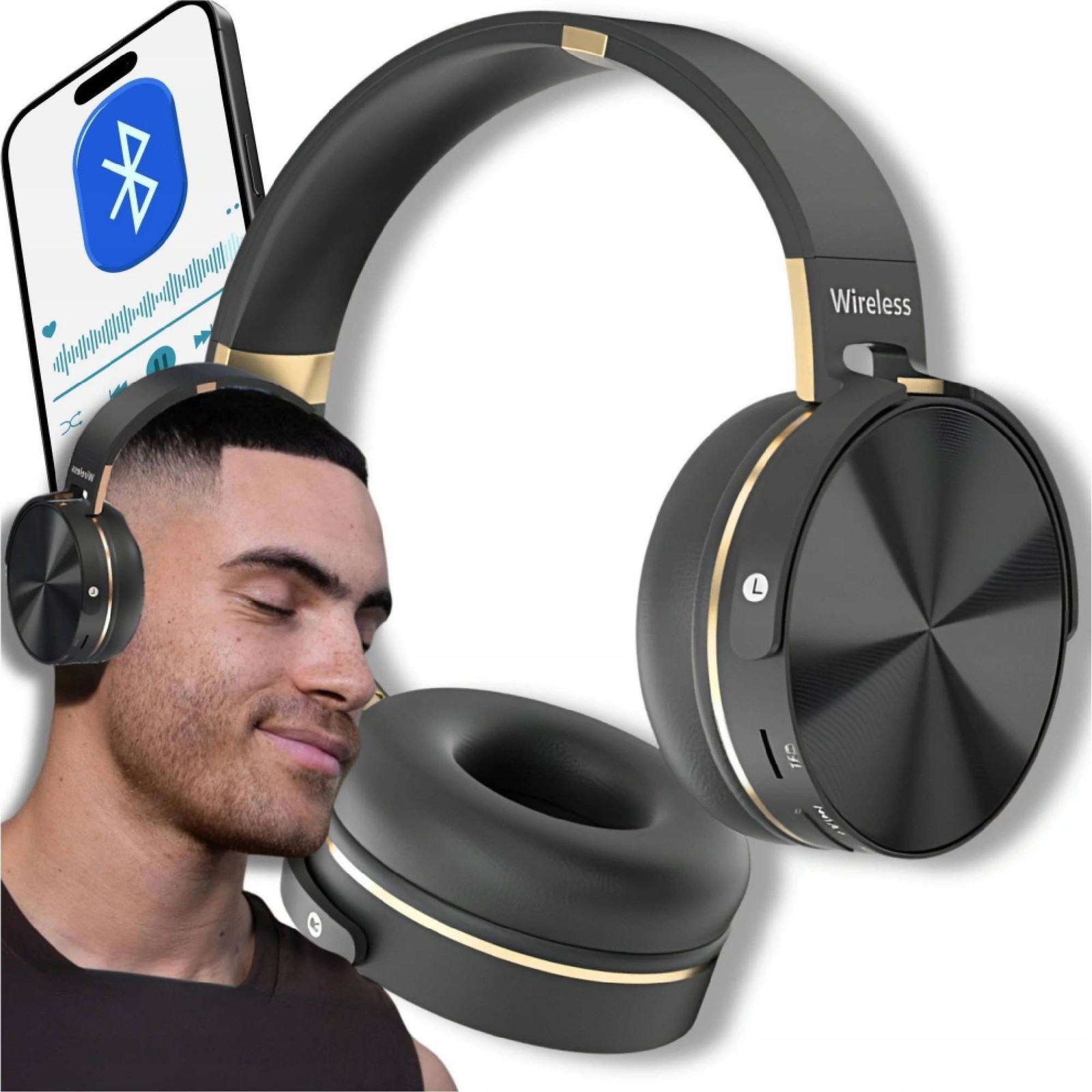 Cuffie Bluetooth 5.4 Over-Ear con Cancellazione del Rumore foto 6
