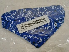 Small Blue Bandana Dog Collar