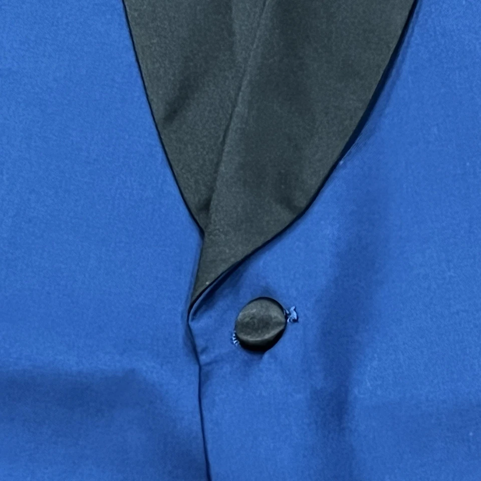 KS Signature KingSize Mens 66 Big Man Blazer Suit Jacket Sport Coat Blue - Image 4 of 4