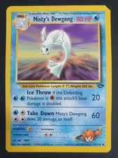 Misty's Dewgong 54/132 - Gym Challenge Set - Pokemon Card - Factory Miscut