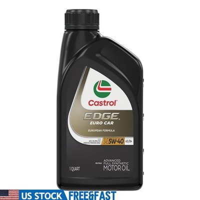 Full Synthetic Motor Oil 5W-40 Euro A3 B4 Engine Oil European Cars 32 Fl Oz New