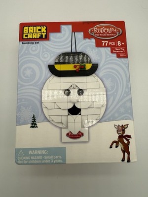 Brick Craft Rudolph the Red Nosed Reindeer Sam Snowman Building Set Christmas