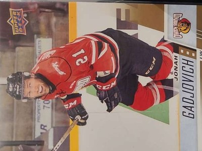 2017-18 Upper Deck CHL Jonah Gadjovich #77 Owen Sound Attack