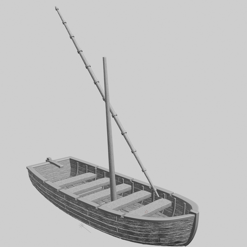 28mm Longboat - Pike & Shot Renaissance Pirates - Turner Miniatures - Bild 2 von 3