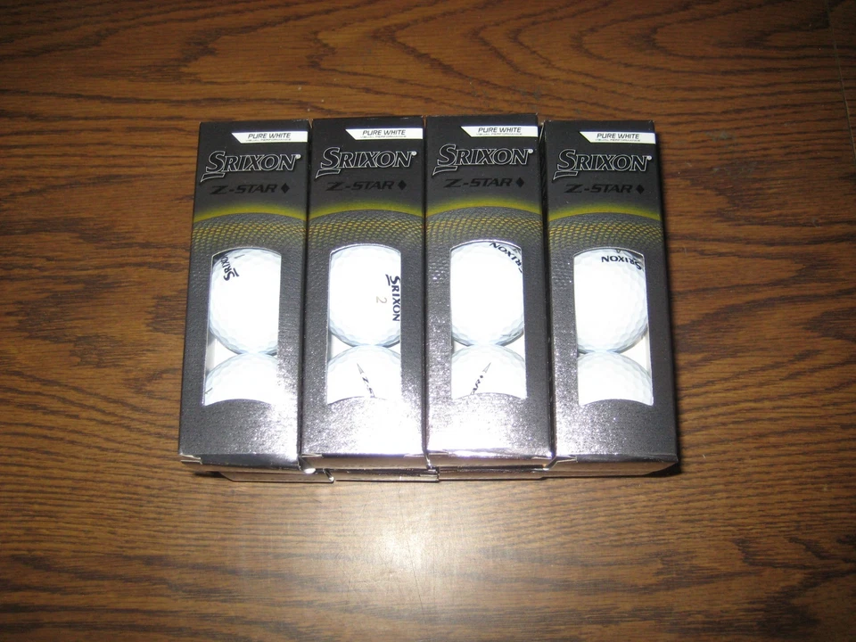 2 dozen BRAND NEW 2025 Srixon Z Star Diamond mens White golf balls in sleeves