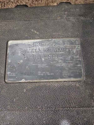 Kent Moore J36652 J-36652 Drive Axle Swage Clamp Set Kit Tools for