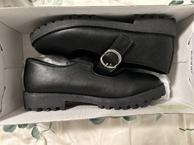 Sonoma Goods For Life Girls Black Mary Jane Shoes Decorative Buckle US 3 Medium